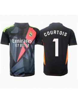 Real Madrid Thibaut Courtois #1 Målvakt Replika Borta Kläder 2024-25 Kortärmad
